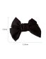 Fashion Grab Clip - Black Fabric Bow Grip Clip