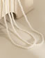 Fashion White Pearl Chain Braided Leg Rings