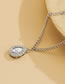Fashion Silver Geometric Mesh Fringe Drop Diamond Shawl Chain