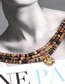 Fashion Three Pearl Bracelet Solid Copper Geometric Beaded Pearl Bracelet