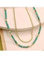 Fashion Chain Clause Copper Gold Plated Geometric Chain Necklace