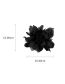 Fashion Black Mesh Flower Clip