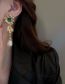 Fashion Gold Metal Geometric Cutout Stud Earrings