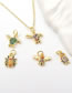 Fashion 9# Copper And Diamond Geometric Necklace