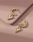 Fashion Style Nineteen Titanium Diamond Round Stud Earrings