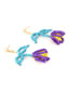 Fashion Suit Alloy Geometric Rice Bead Braided Flower Earrings