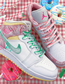 Fashion Pink Green Mandarin Duck Flowing Shoelace 140cm Polyester Cream Sleek Laces
