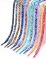 Fashion Colorful 160cm On White Polyester Cashew Flower Print Laces