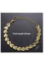 Fashion White Gold Bronze Zirconium Fishtail Bracelet