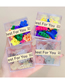 Fashion 4# Candy Color Small Clip Resin Geometry Gripper Can