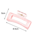 Fashion 8.5cm Square Drip Gripper - Pink Resin Drip Oil Square Grab Clip