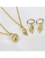 Fashion 221-2 Small Necklace Titanium Geometric Conch Necklace