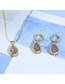 Fashion 235-1 Necklace Titanium Drop Crystal Necklace