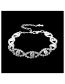 Fashion 3# Geometric Diamond Bracelet