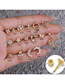 Fashion 371 Gold Brass Inlaid Zirconium Screw Ball Piercing Stud Earrings