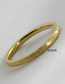 Fashion Gold Titanium Steel Frosted Ring