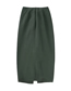 Fashion Green Woven Knotted Skirt