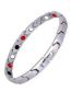 Fashion Bright Copper And Silver Adjustable Metal Geometric Magnetic Bracelet