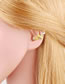 Fashion A Geometric Zirconium Drop Oil Bee Flower Stud Earrings