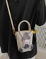 Fashion Creamy-white Cartoon Bunny Large Capacity Messenger Bag
