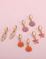 Fashion Starfish Alloy Drip Oil Starfish Earrings