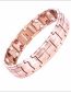 Fashion Gold Alloy Detachable Double Row Magnetic Therapy Bracelet