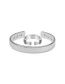 Fashion Black Bracelet + Ring Alloy Geometric Glossy Bracelet Ring Set
