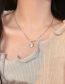 Fashion Peach Heart Necklace Alloy Geometric Heart Necklace