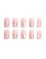 Fashion Mj-145 Medium And Long Warm Spirit [light Therapy Model] (3 Batches) Plastic Wearable Glitter And Diamond Nail Stickers