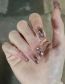 Fashion Mj-158 Pink Confidant [glue Model] (3 Batches) Plastic Wearable Geometric Wearable Nail Art