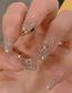 Fashion Mj-123 Long Silver Powder Diamond [glue Type] (3 Batches) Plastic Wearable Fine Glitter Diamond Wear Nail Art