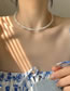 Fashion 1# Pearl Beaded Double Necklace