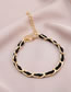 Fashion Gold Alloy Chain Braided Bracelet
