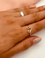 Fashion Silver-2 Alloy Geometric Heart Open Ring