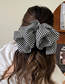 Fashion B Black Chiffon Bow Hair Clip