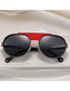 Fashion C13 Leopard/full Tea Pc Colorblock Toad Large Frame Sunglasses