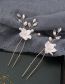 Fashion Flowers Metal Pearl Flower Hairpin Set