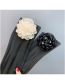 Fashion Beige Flower Fabric Drill Ball Large Flower Hair Device