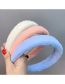 Fashion Egg Yolk Seersucker Wide-brimmed Sponge Headband