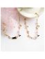 Fashion 2# Alloy Geometric Pearl Chain Cat Bracelet