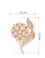 Fashion Gold Alloy Set Pearl Geometric Stud Earrings