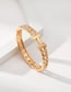 Fashion Gold Alloy Diamond Geometric Chain Bracelet