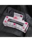 Fashion Pink Floral Frosted Hair Clip Frosted Dried Flower Rectangular Gripper