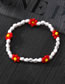 Fashion White Beads And Safflower Bracelet Beaded Beaded Rice Beads Sunflower Bracelet