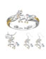 Fashion 415222 Alloy Diamond Unicorn Ring