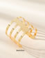 Fashion Gold Alloy Geometric Openwork Bracelet