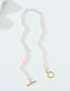 Fashion Gold Morgan Beaded Ot Buckle Necklace