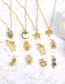 Fashion Girl-3 Brass Gold Plated Zirconium Necklace For Girls