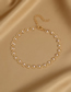 Fashion 6# Alloy Crystal Butterfly Pearl Bracelet