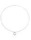 Fashion Silver Stainless Steel Three Ring Necklace